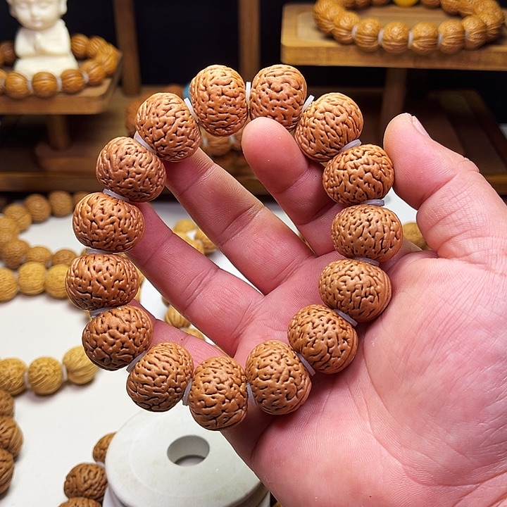 徐***大桃核手串磨盘桃核
