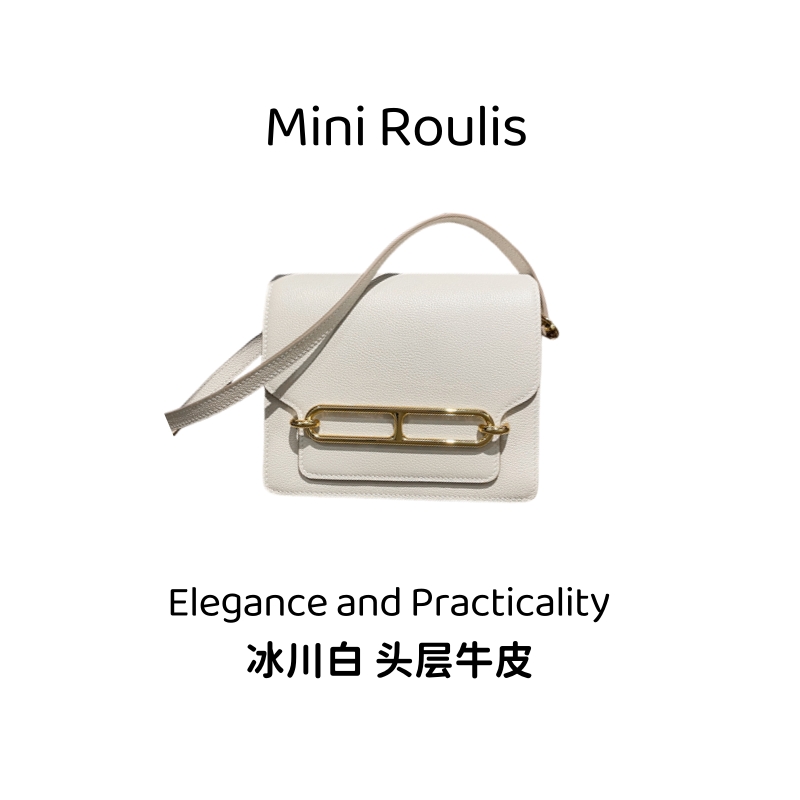 腋下eve牛皮半手缝小方包女士斜挎包猪鼻子包包轻奢真皮女包小众