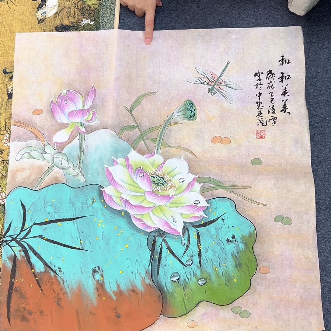 国画宣纸国画纯手绘作品