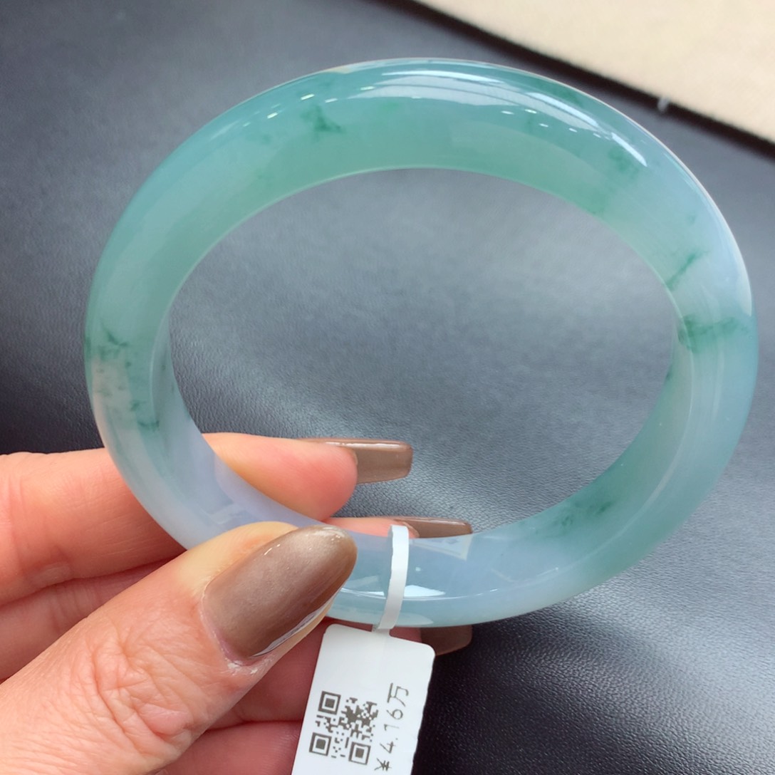 翡翠手镯未镶嵌缅甸翡翠手镯