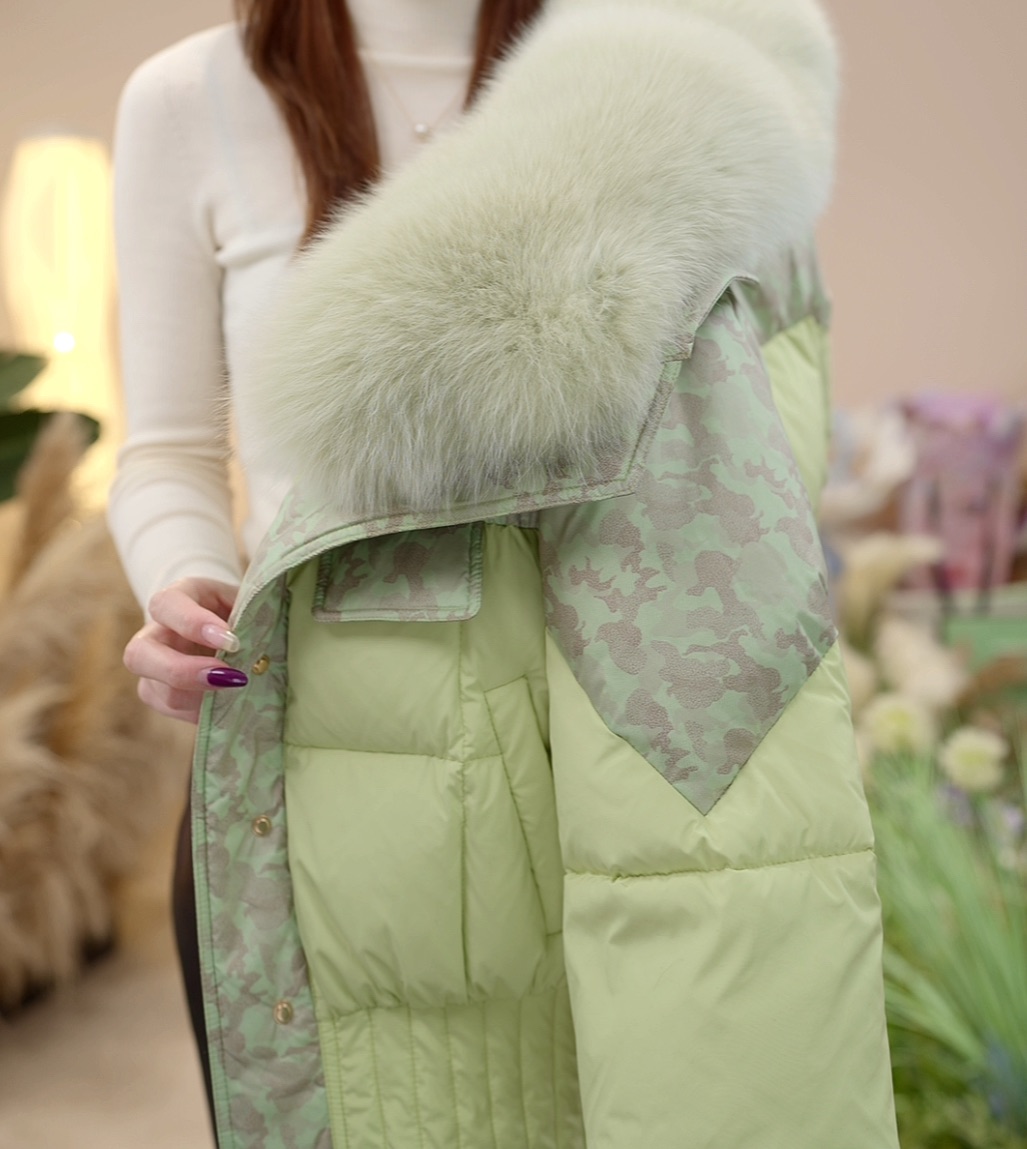 【ss】可拆卸洋气时尚百搭保暖纯色冬季保暖大毛领