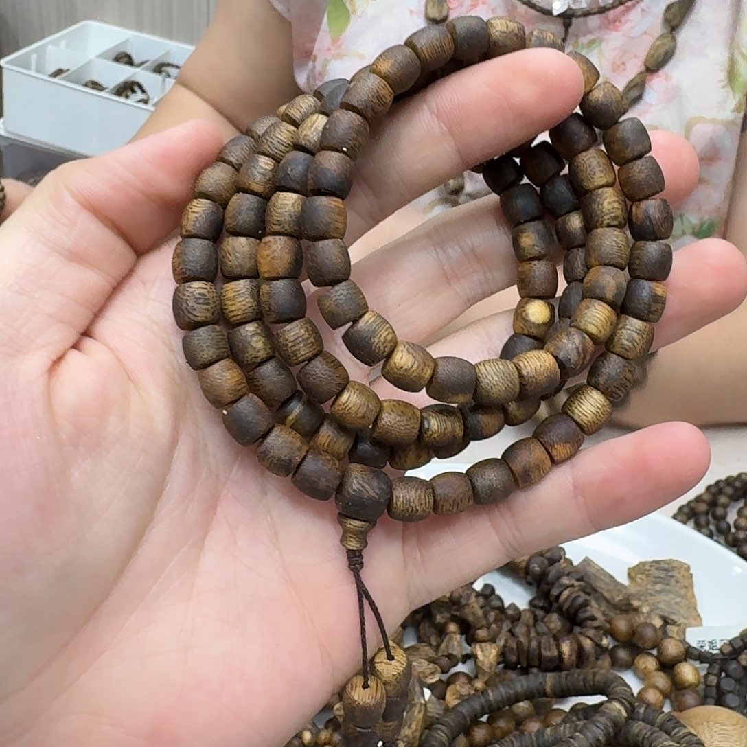 沉香碎屑沉香乌身鼓珠7m多样性发一