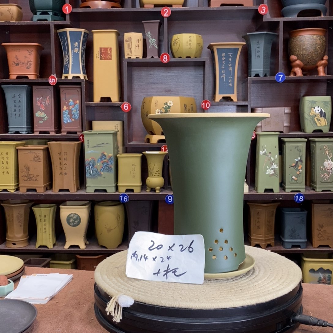 紫砂花盆紫砂花盆