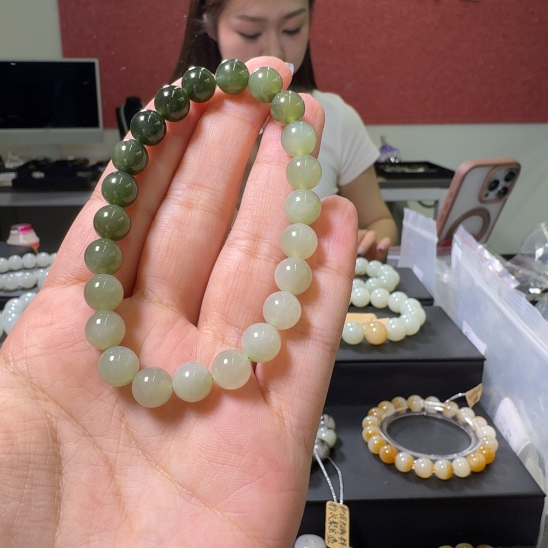 和田玉手链未镶嵌