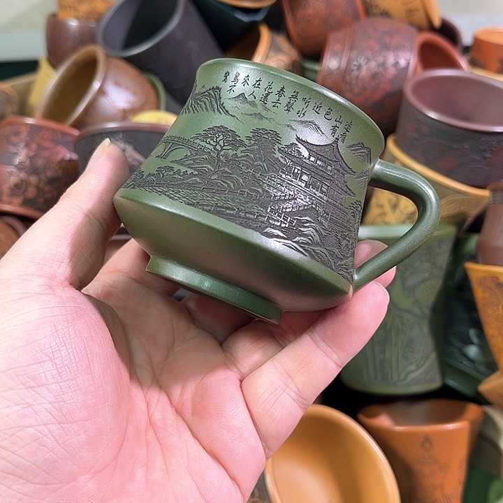 茶杯紫砂全手工紫砂主人杯