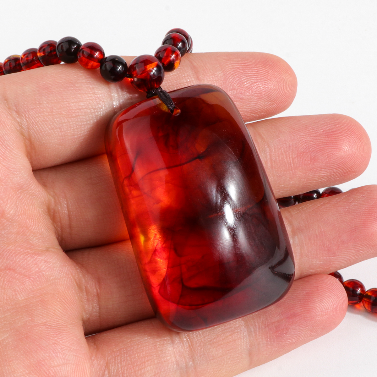 经典血丝菩提无事牌    无礼盒     XP