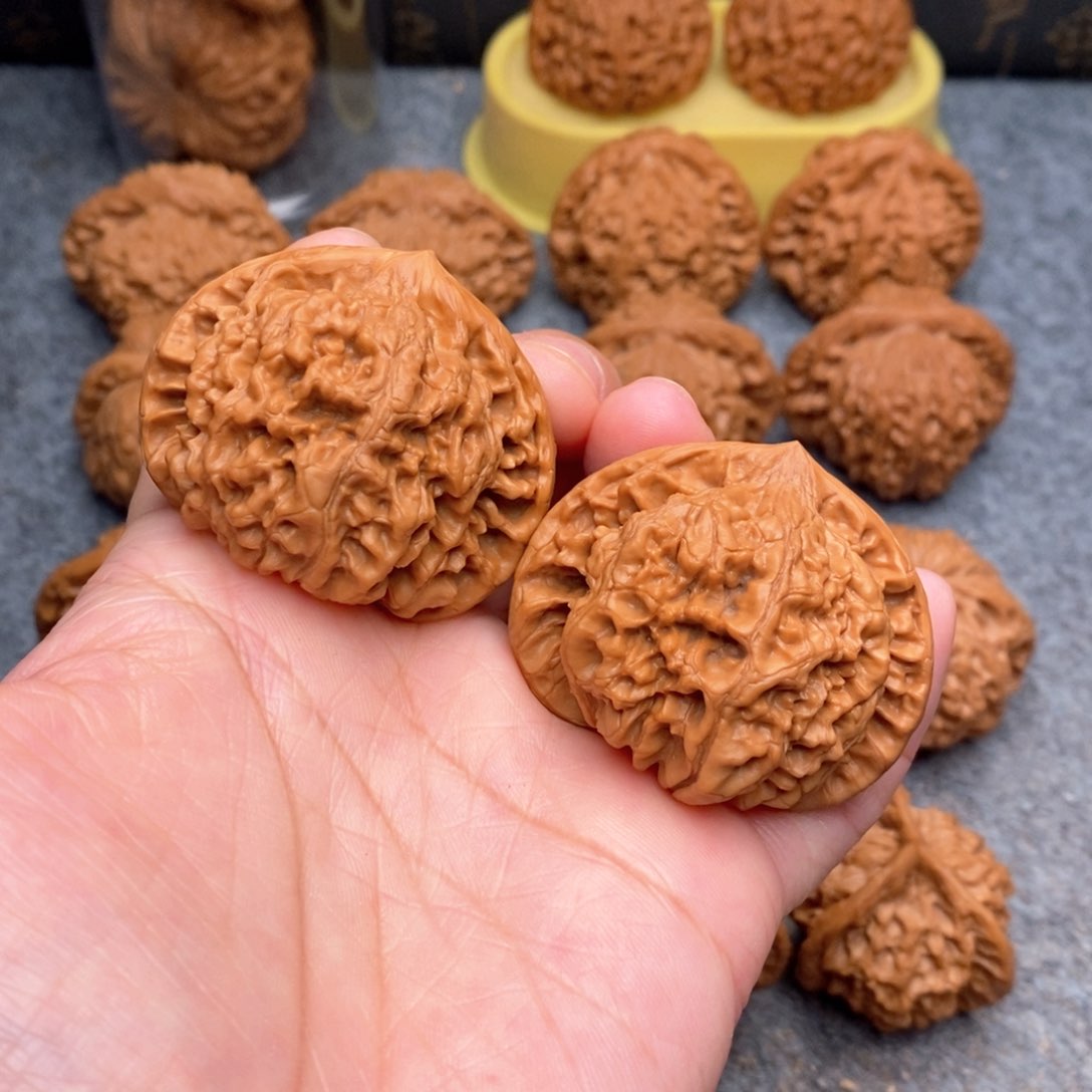 文玩核桃把件精品官帽46