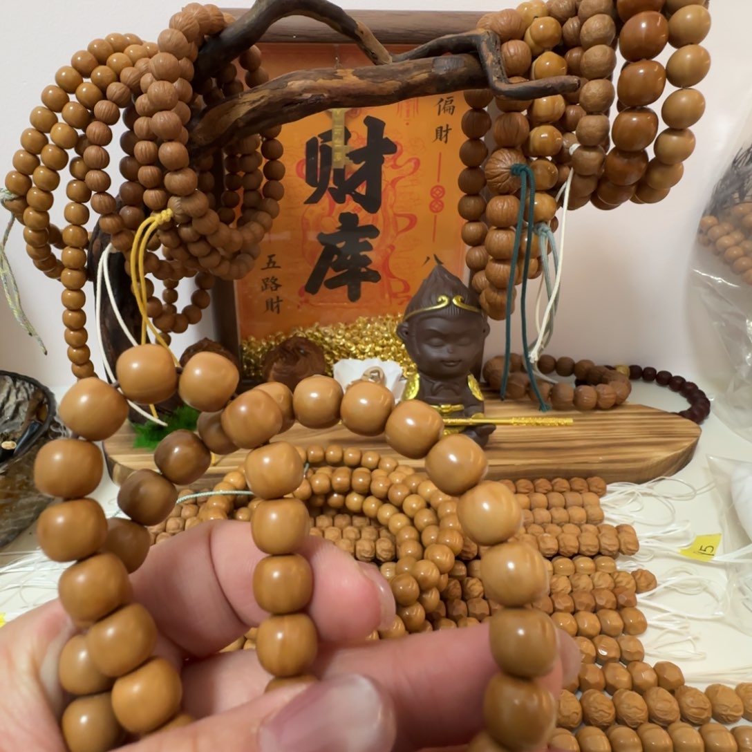 核桃手串/手链猴头雕刻手串微微瑕老型