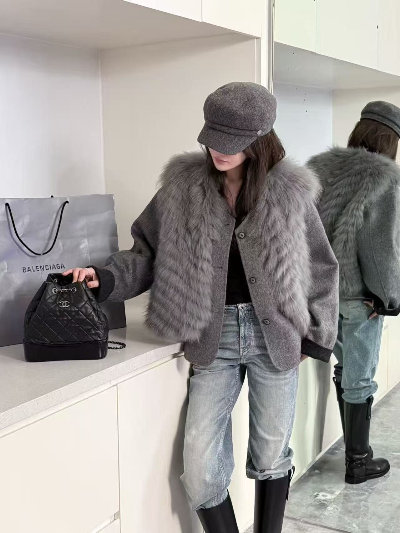 白搭时尚衬衣休闲印花