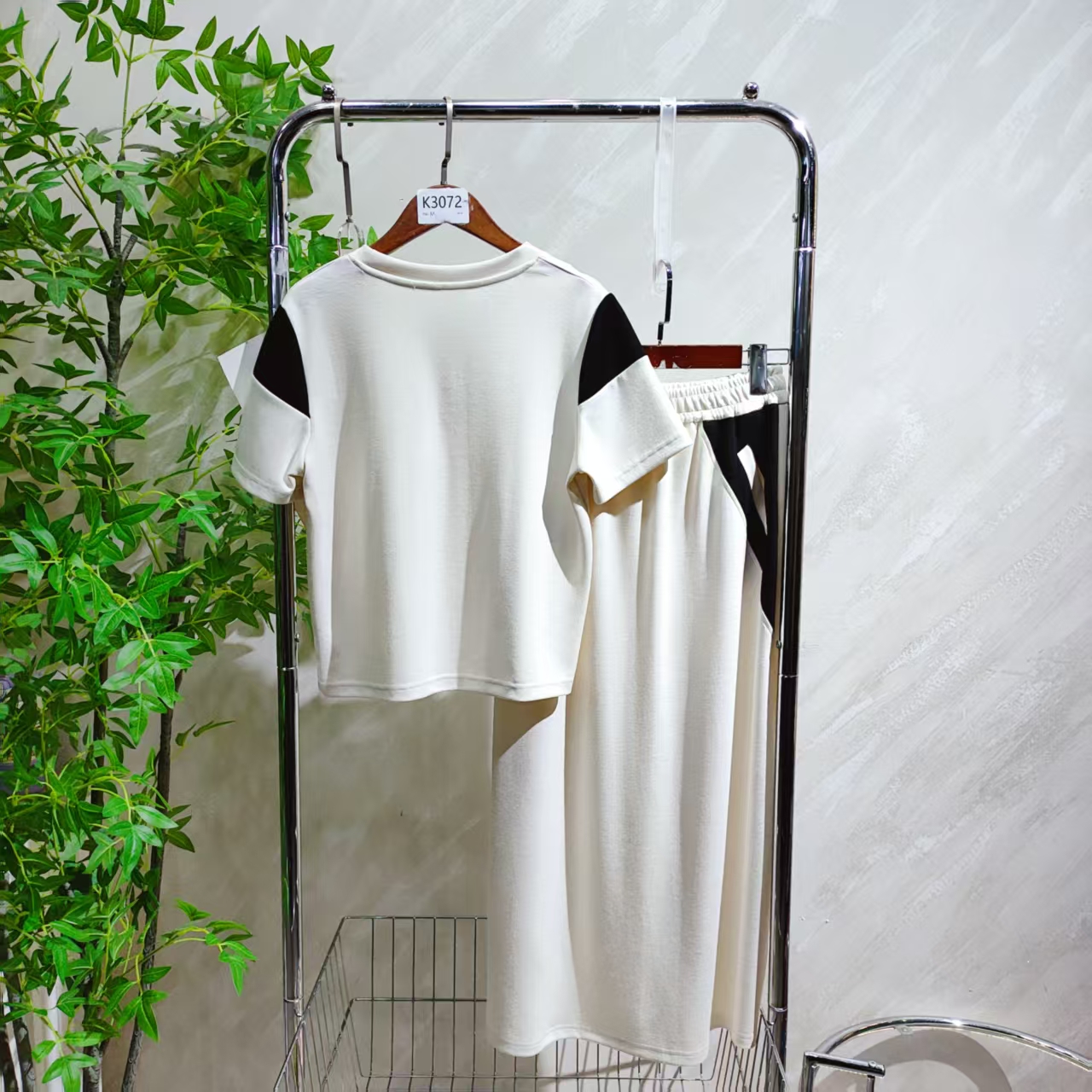 【K3072】女士气质轻奢百搭套装