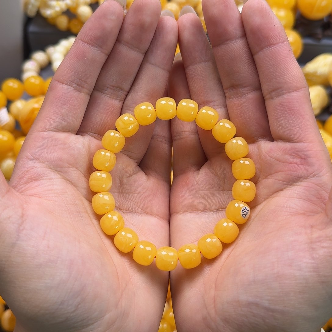 蜜蜡珠宝奇石未镶嵌同料11mm