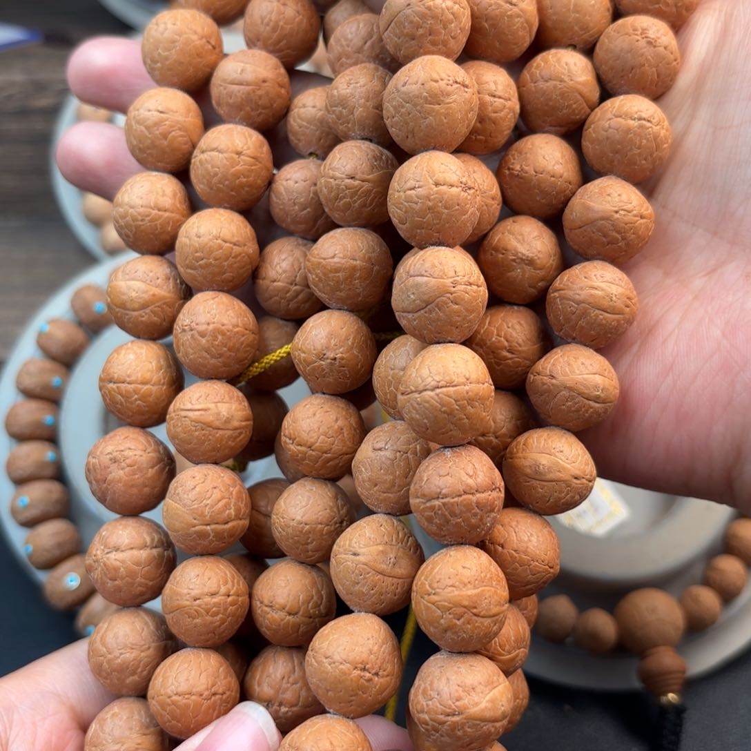 凤眼菩提手串欧*克15mm红皮脖挂