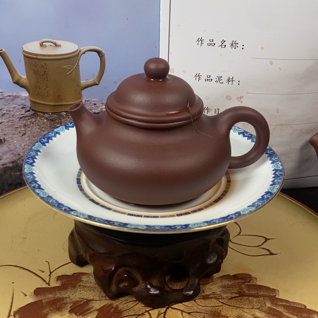 紫砂茶壶五号井底槽清老母亲制作容量200