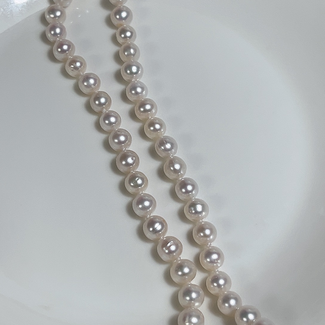 裕***安淡水珍珠银S925镶嵌颈饰