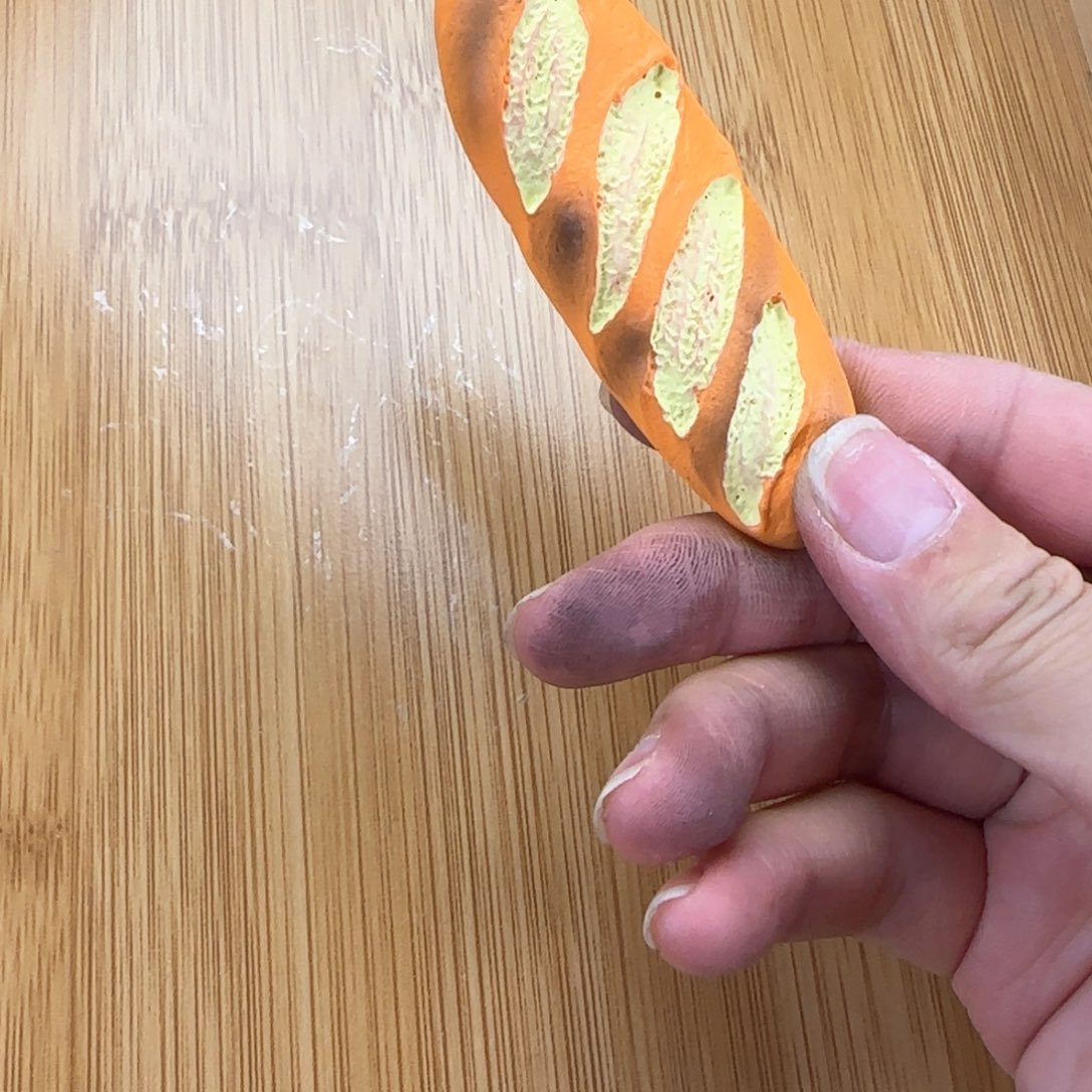 双层款法棍长面包冰箱贴