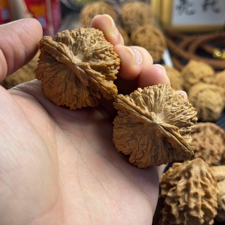 文玩核桃把件44大白狮子（元旦福利