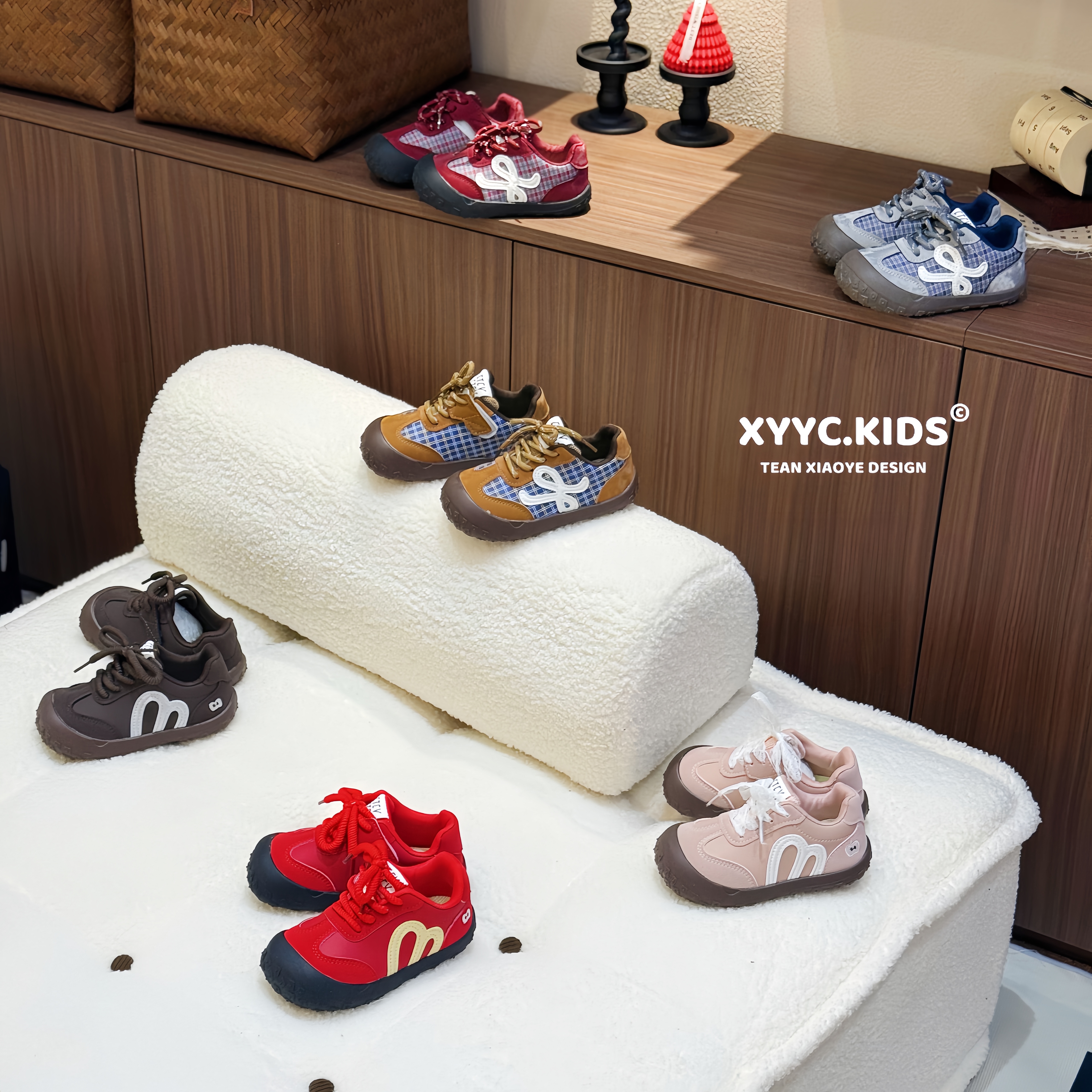 【小也-机能系列】（足弓支撑）秋季男女童防滑韩系休闲运动软宝宝鞋