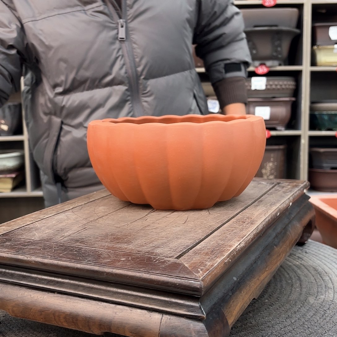 紫砂花盆紫砂的味道很好闻