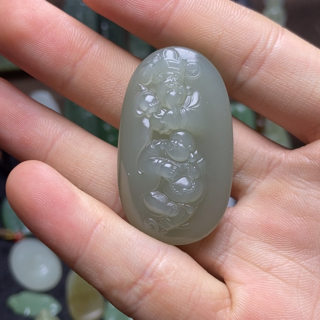 和田玉颈饰未镶嵌