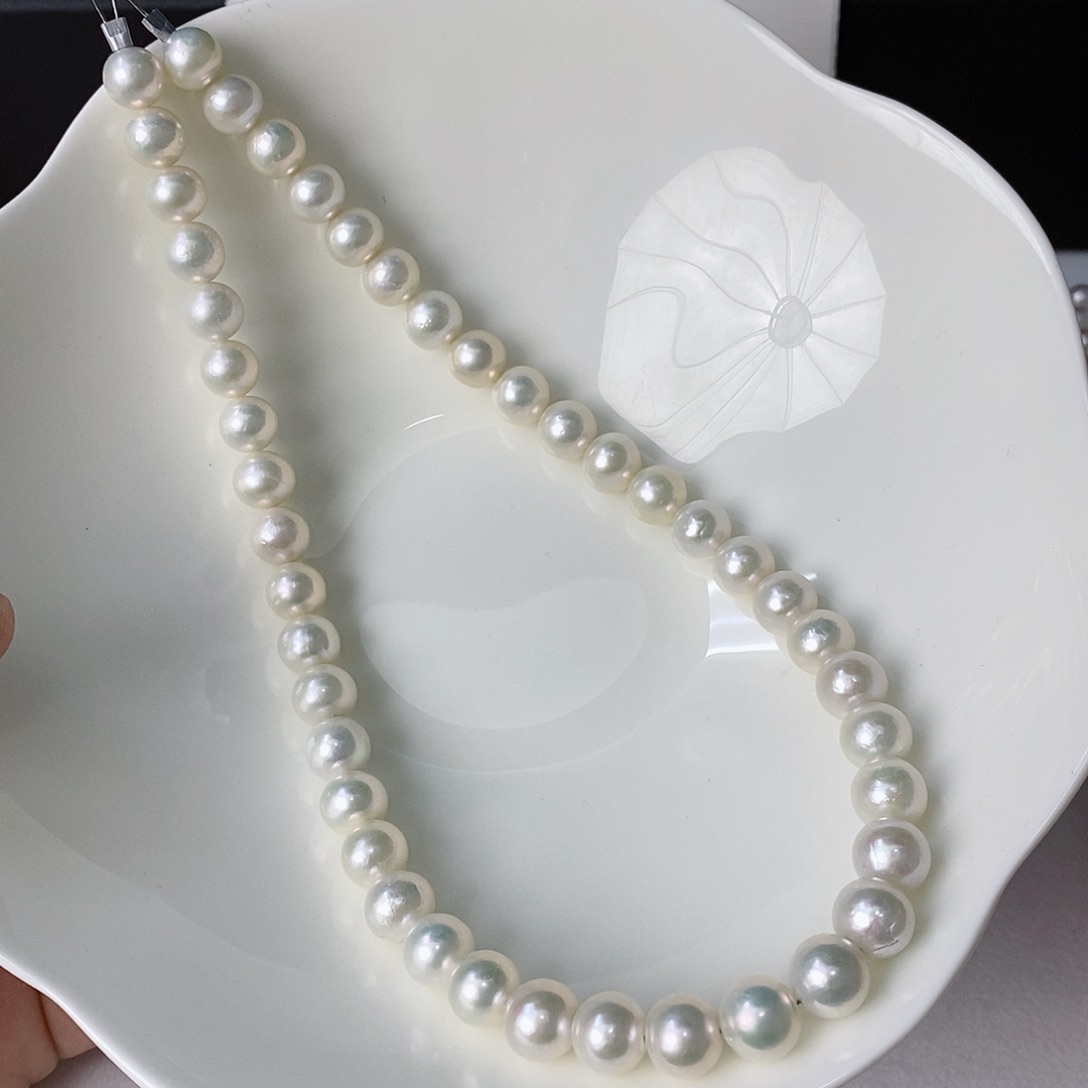 淡水珍珠颈饰银S925镶嵌