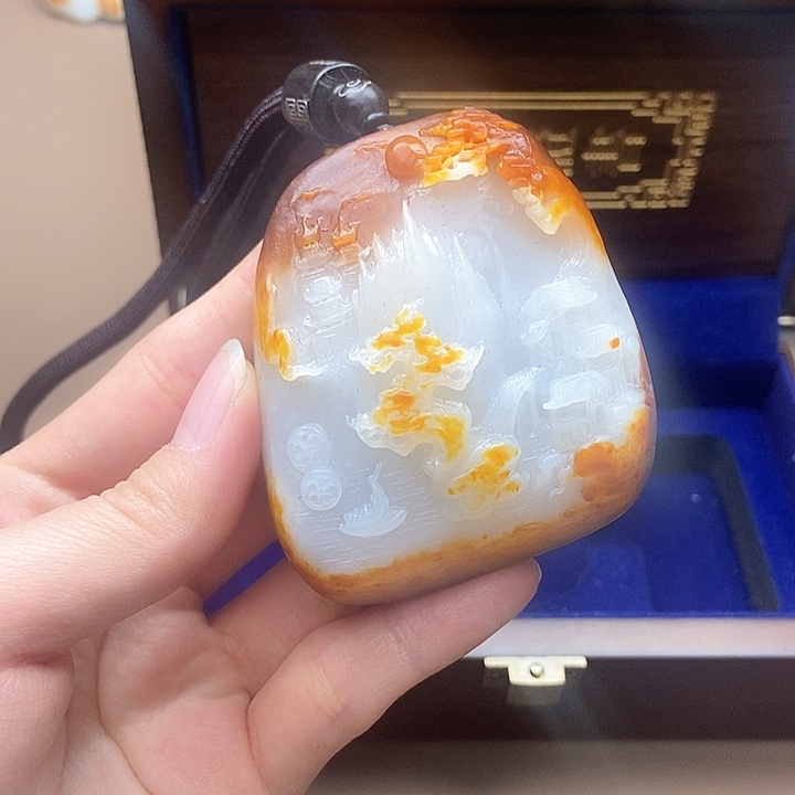 和田玉挂件未镶嵌N