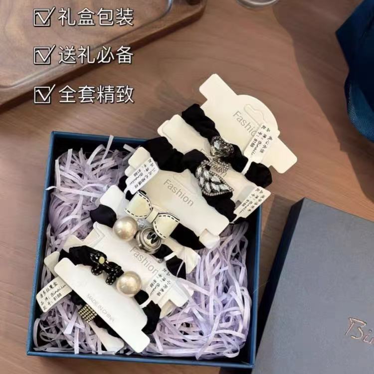 小香风新款发绳法式高级感百搭扎头发简约B1