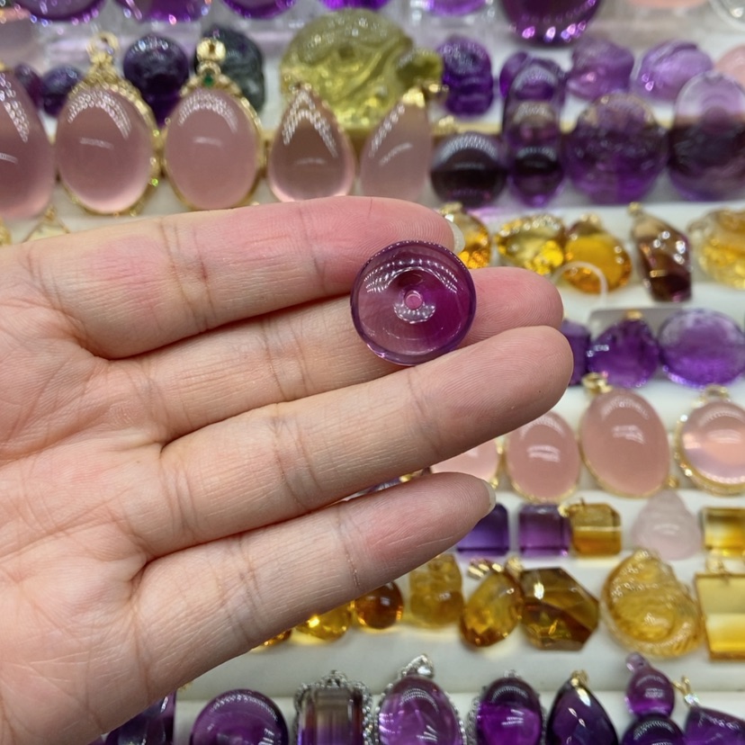 【闪购商品】水晶水晶吊坠未镶嵌