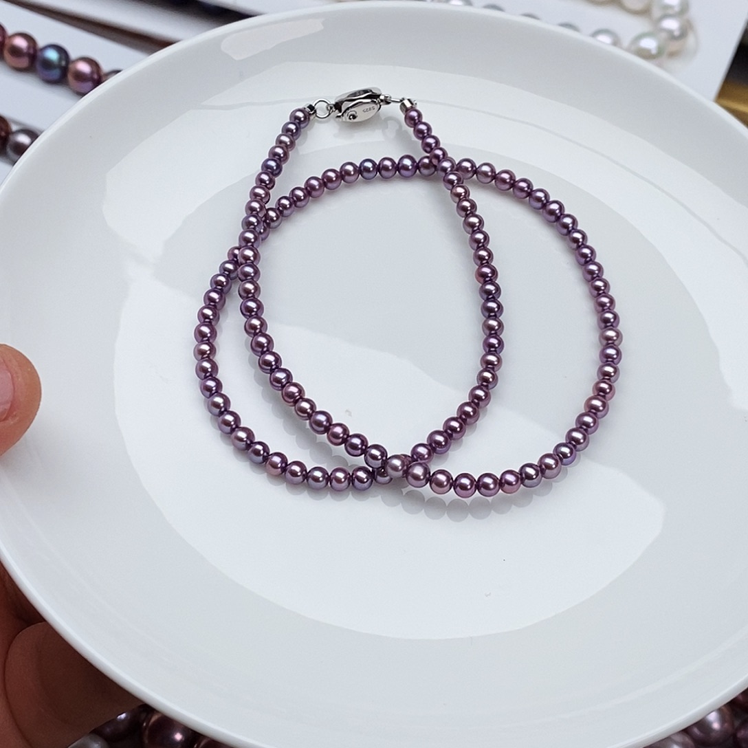 合金颈饰淡水珍珠