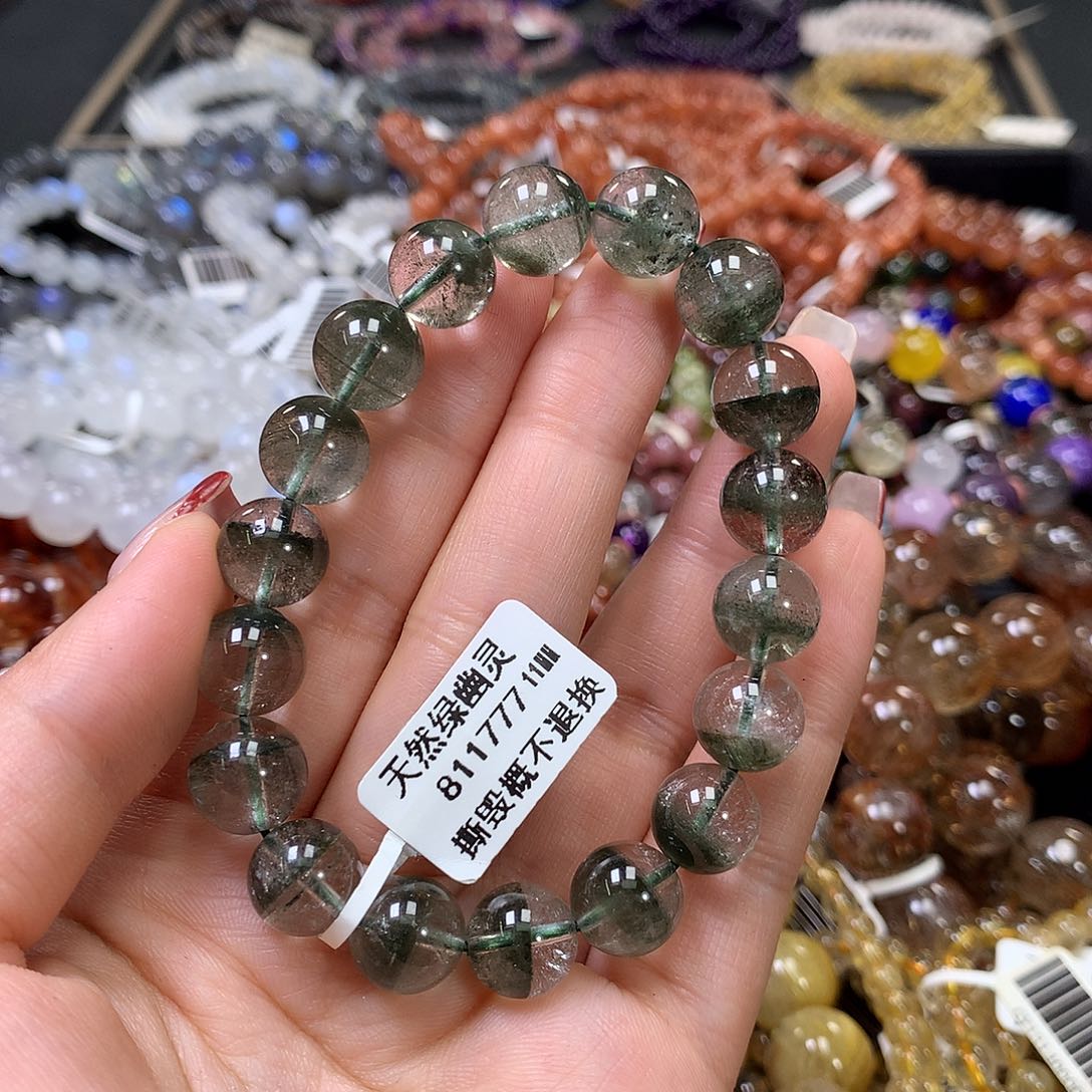 水晶手链未镶嵌，