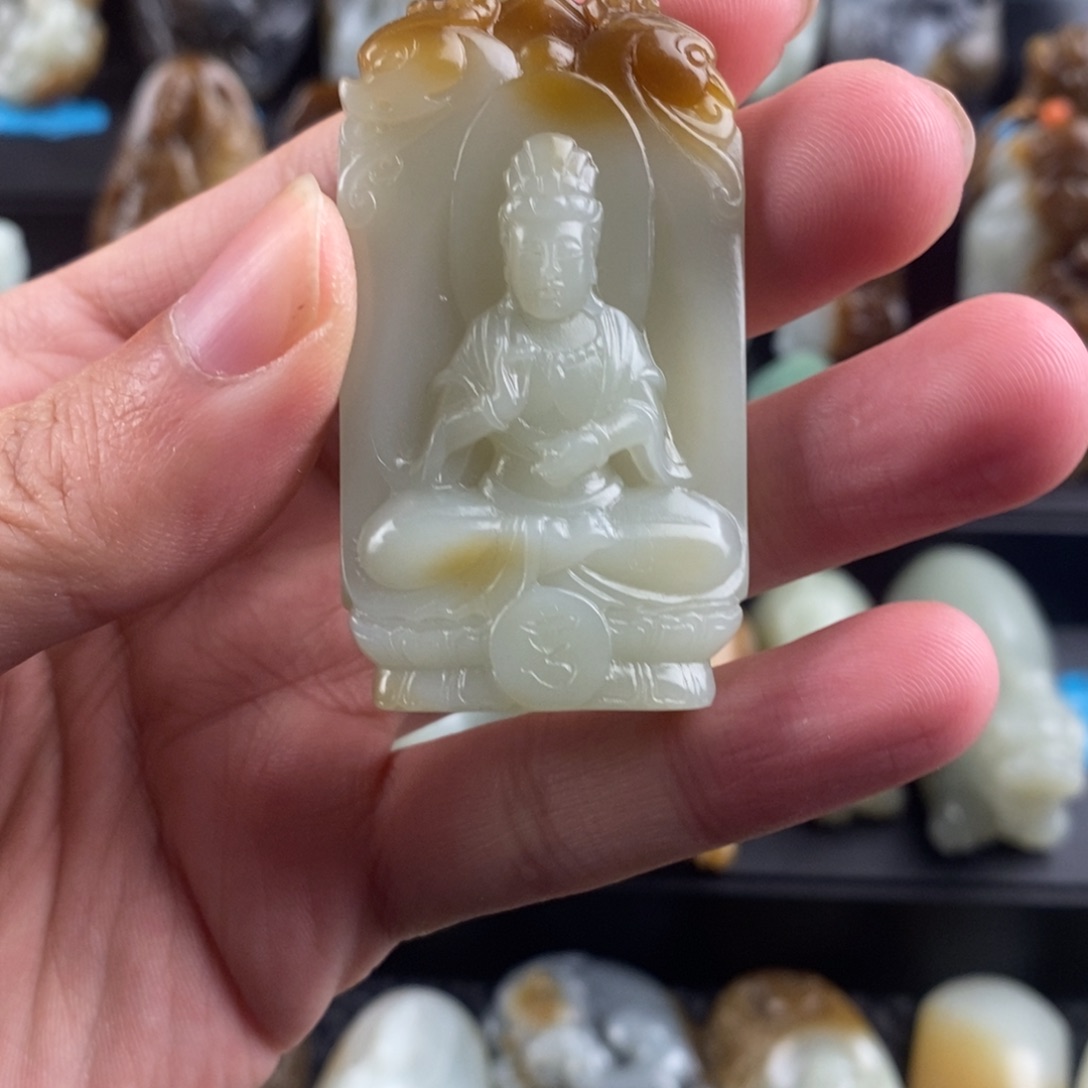 和田玉挂件未镶嵌