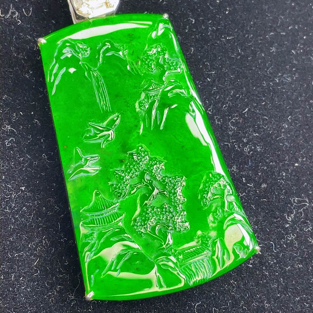 翡翠吊坠(不含链)未镶嵌