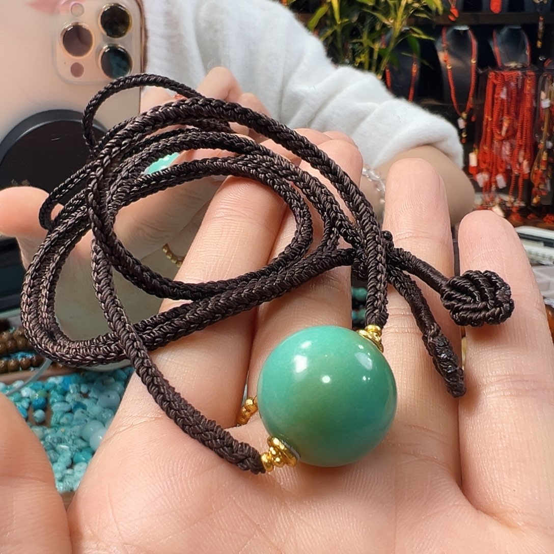 绿松石未镶嵌颈饰项链