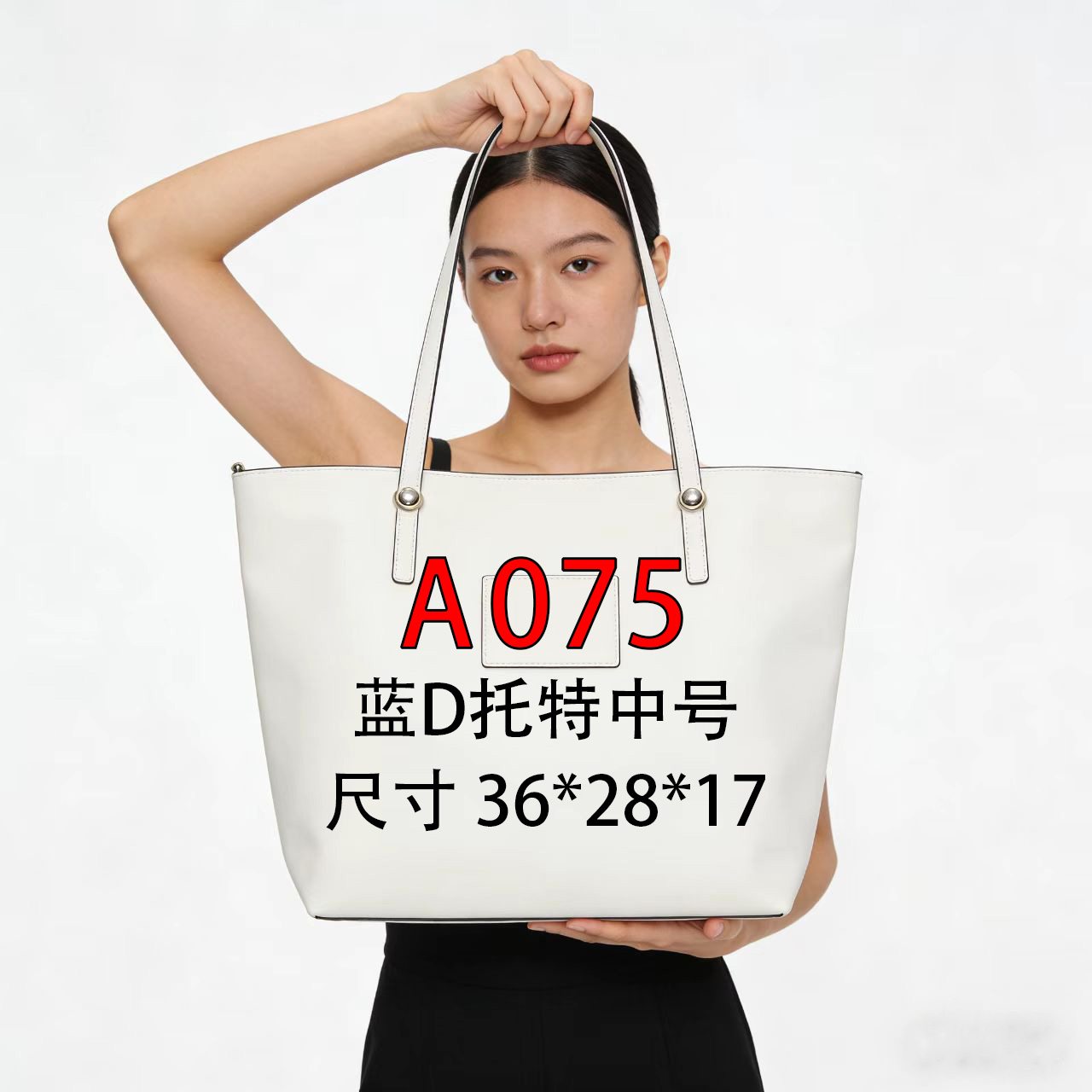 A075适用于蓝D托特中号36cm的内胆单肩包