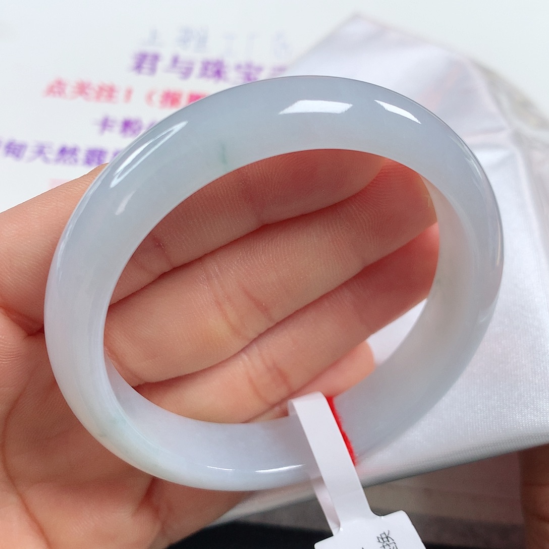 翡翠手镯未镶嵌 正圈①③⑦