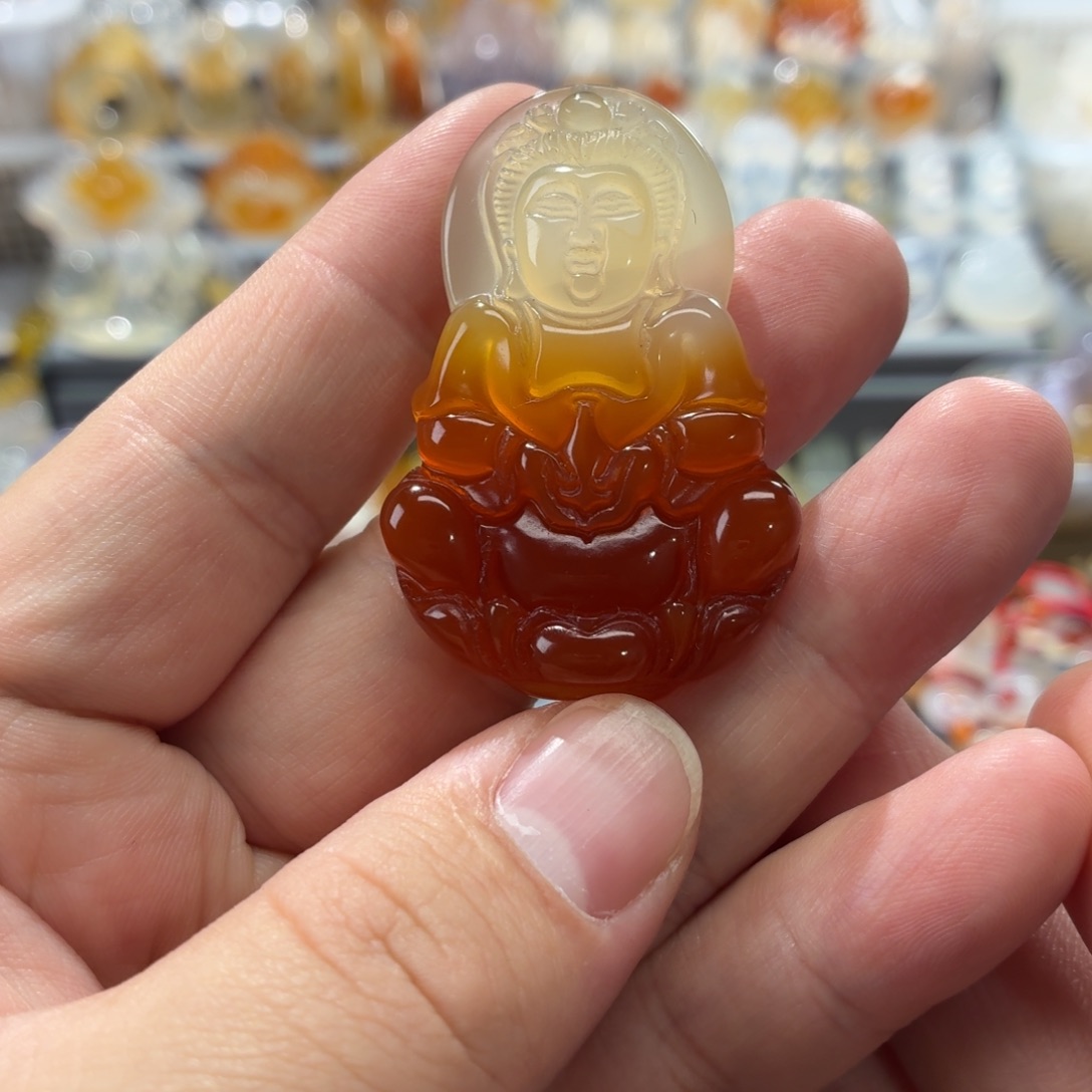 玛瑙/玉髓未镶嵌吊坠(不含链)