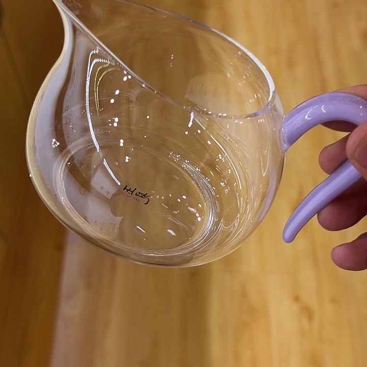 紫色玉见公道杯 淡然