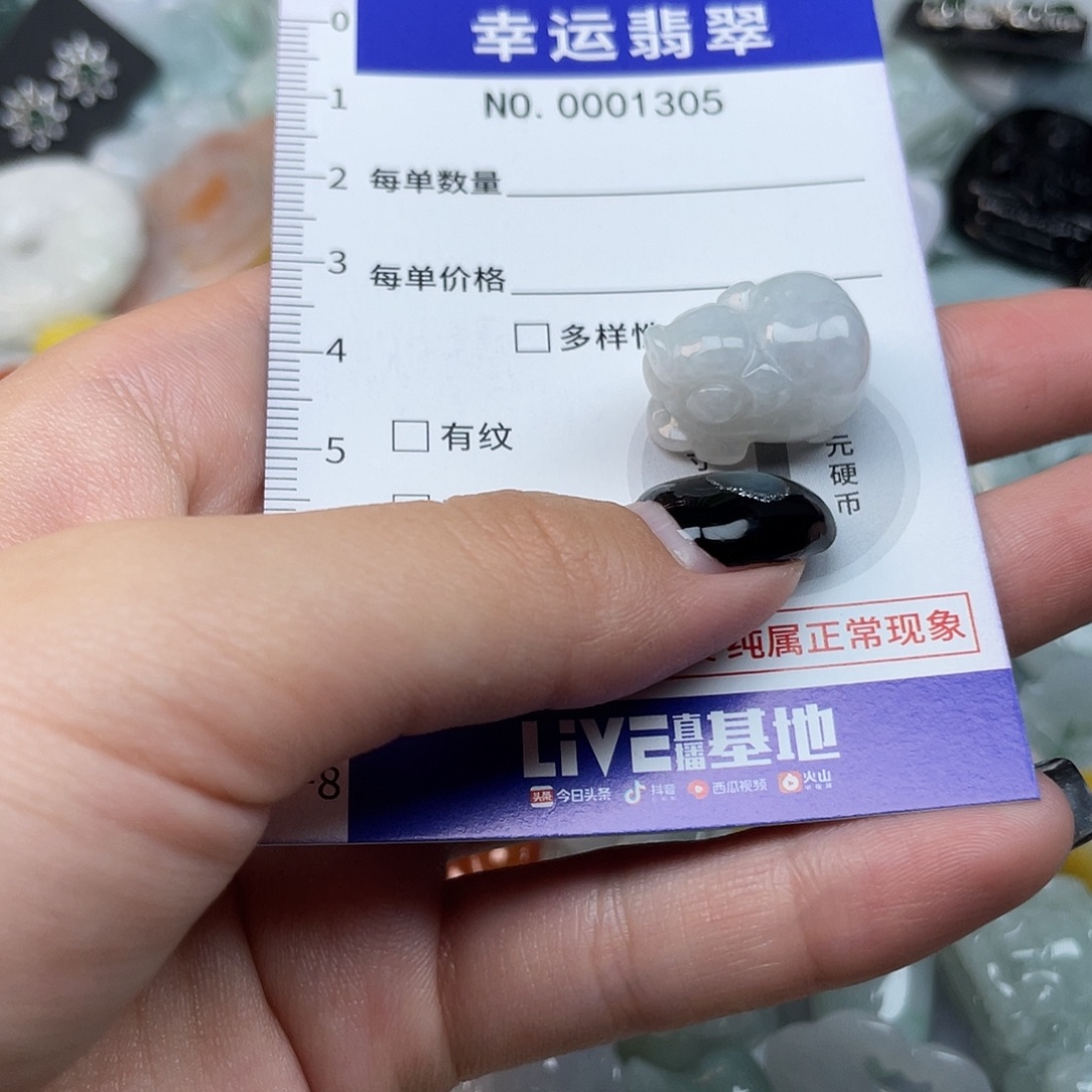 翡翠未镶嵌颈饰1305