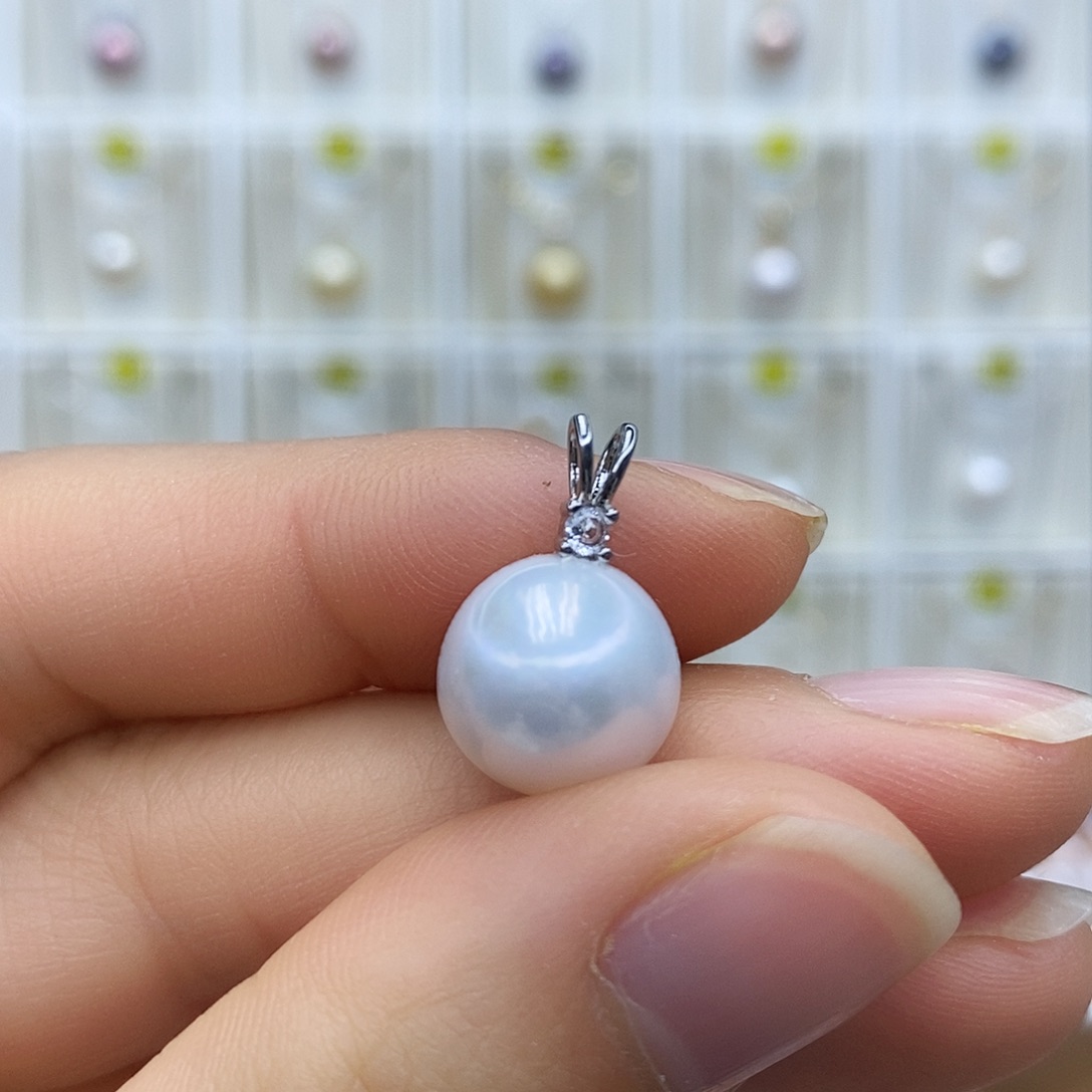 淡水珍珠未镶嵌吊坠(赠链)