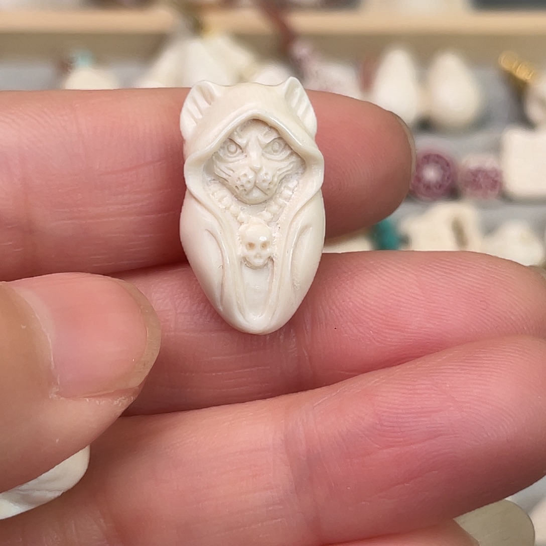 猛犸象牙手串/手链/手镯无毛猫外套款