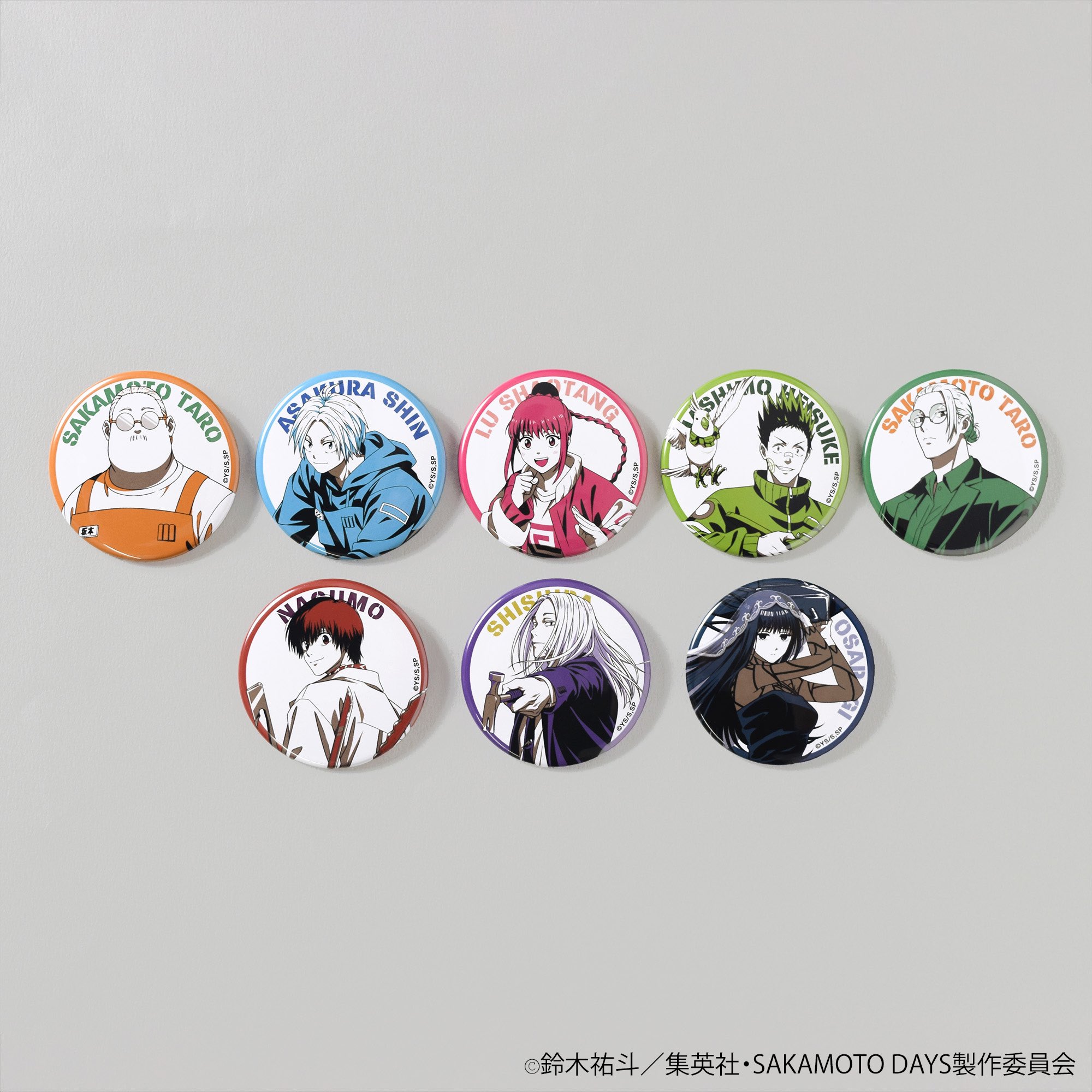 【坂本日常】plaza黑金红椅子撞色场贩吧唧 潮玩盲盒拆卡