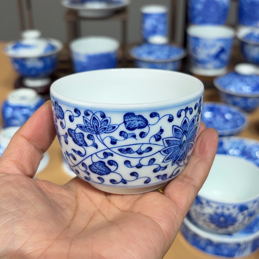 阳***孩景德镇纯手绘单杯