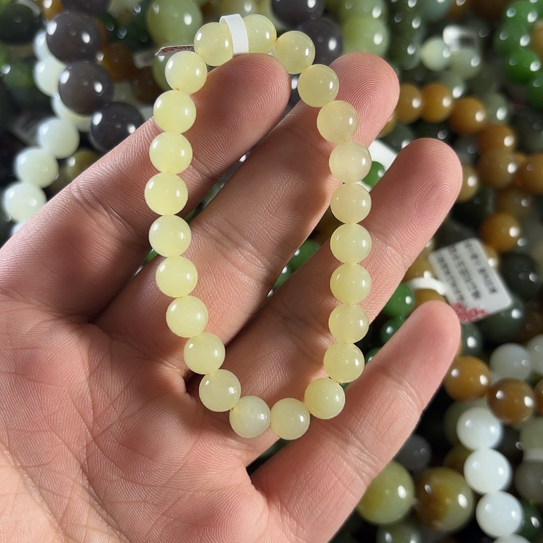 和田玉手链未镶嵌W394