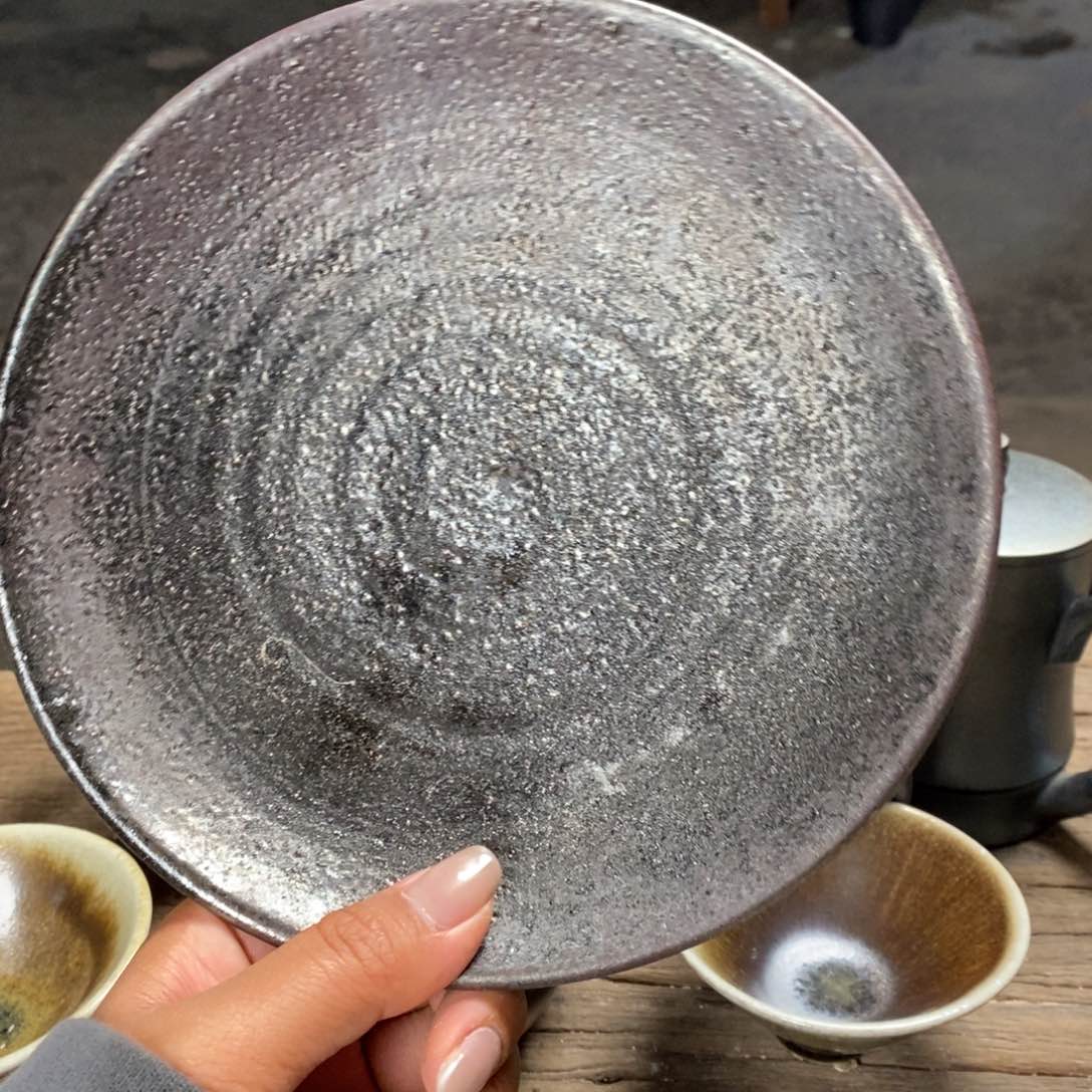 浪鬼柴烧、无相美器壶承 微微瑕