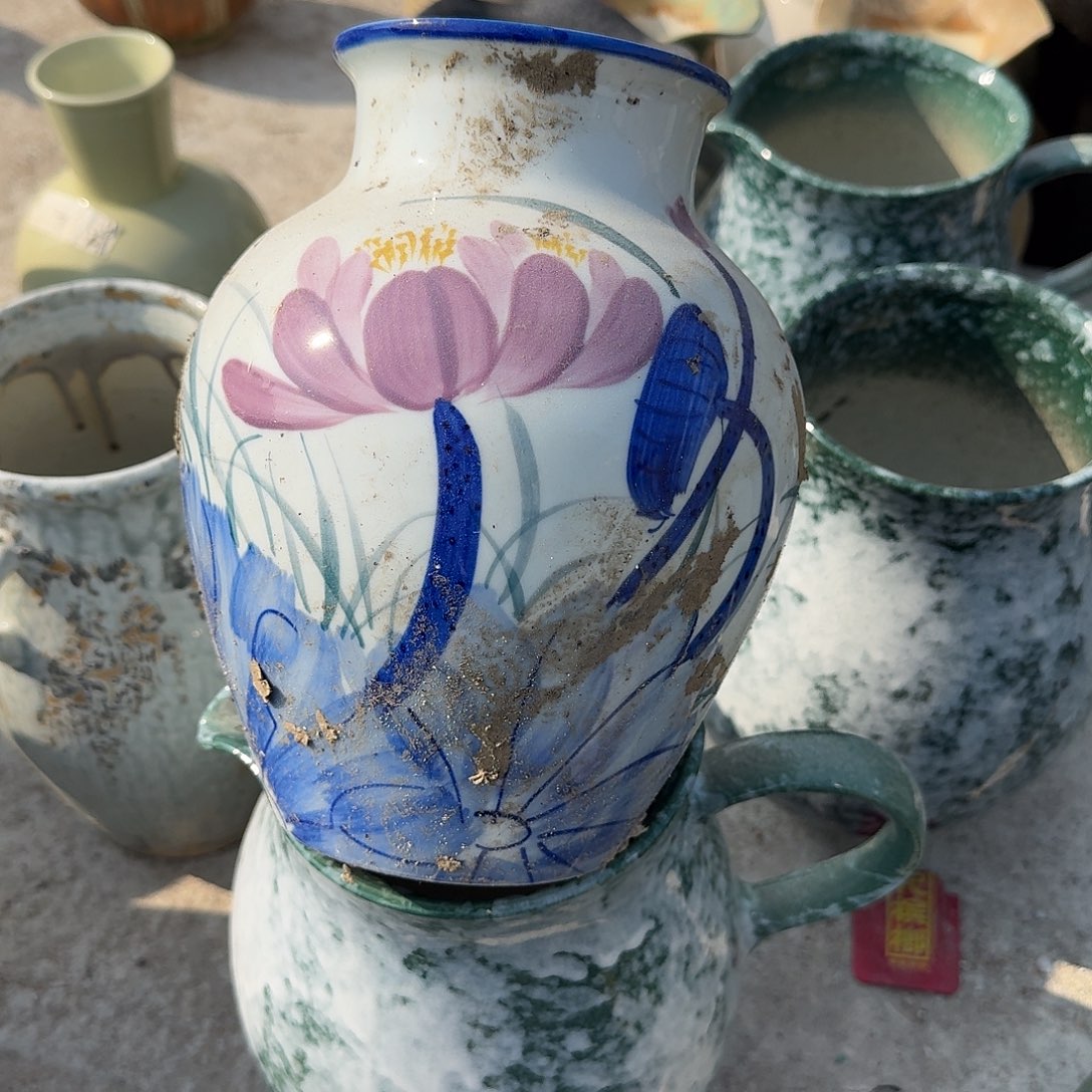 陶瓷微瑕景德镇手工花器