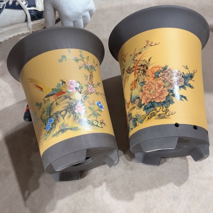 紫砂紫砂花盆口径21/26