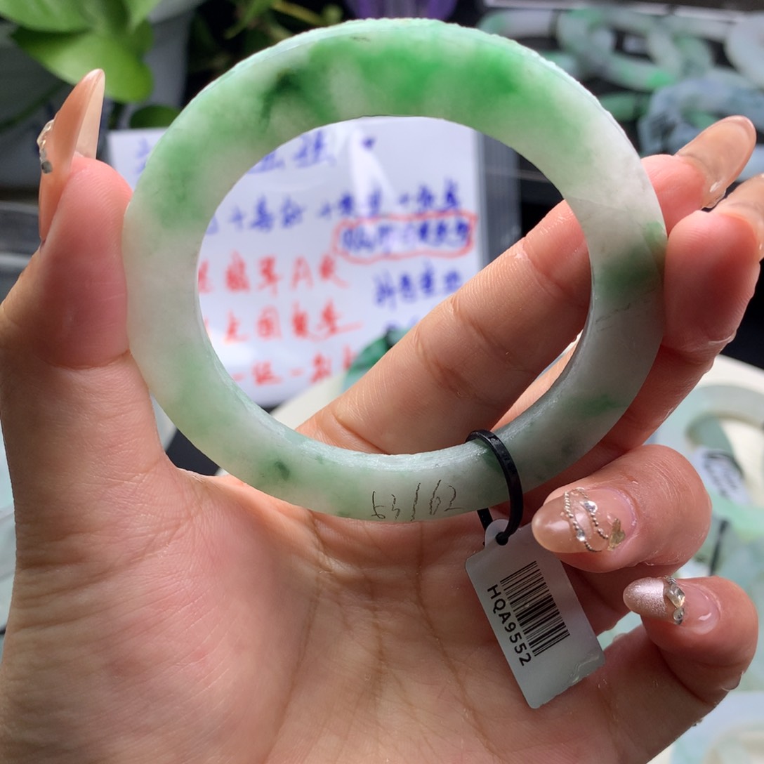 定制翡翠叮当镯未镶嵌53/62 