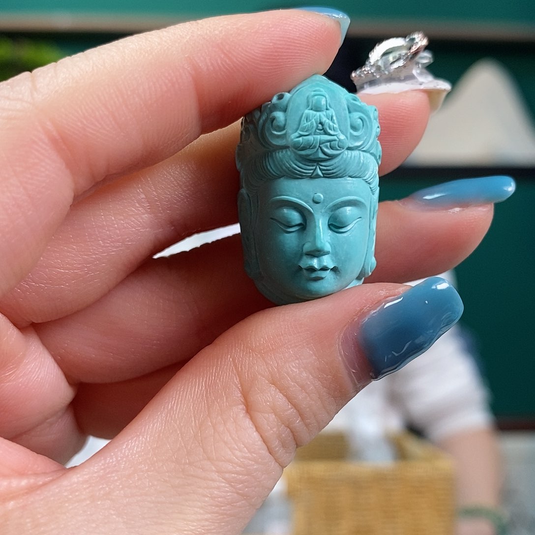 绿松石珠宝奇石未镶嵌