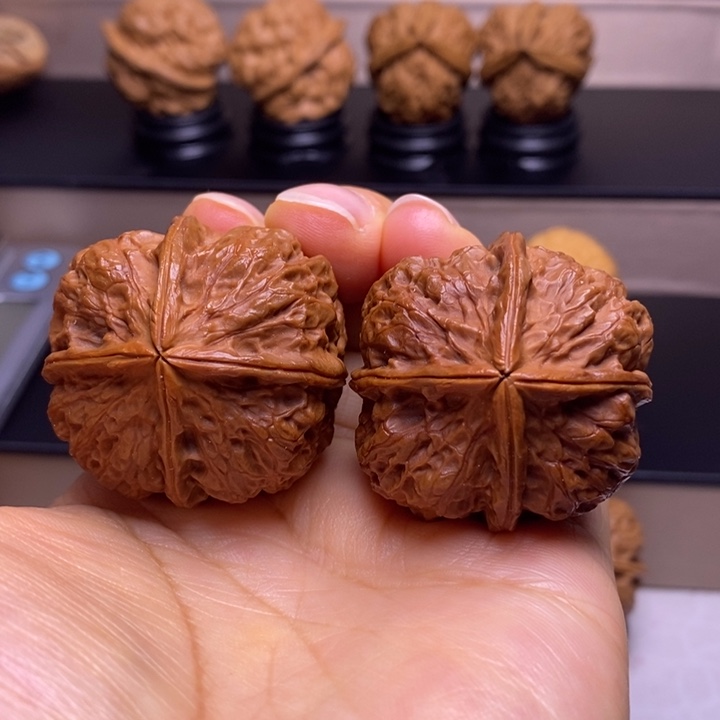 把件文玩核桃洛神牡丹31