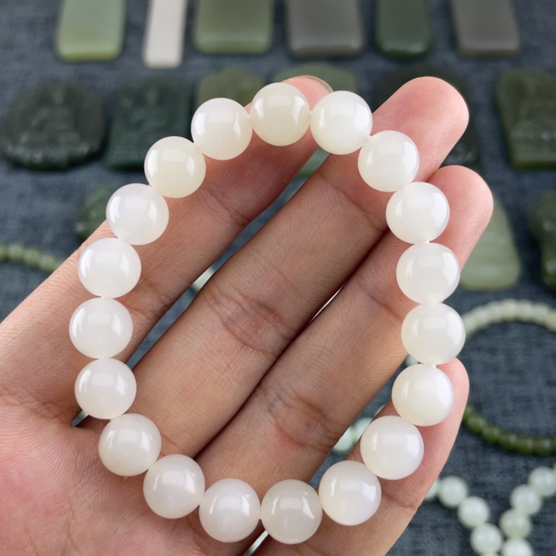 道***了手链未镶嵌和田玉（糖玉）