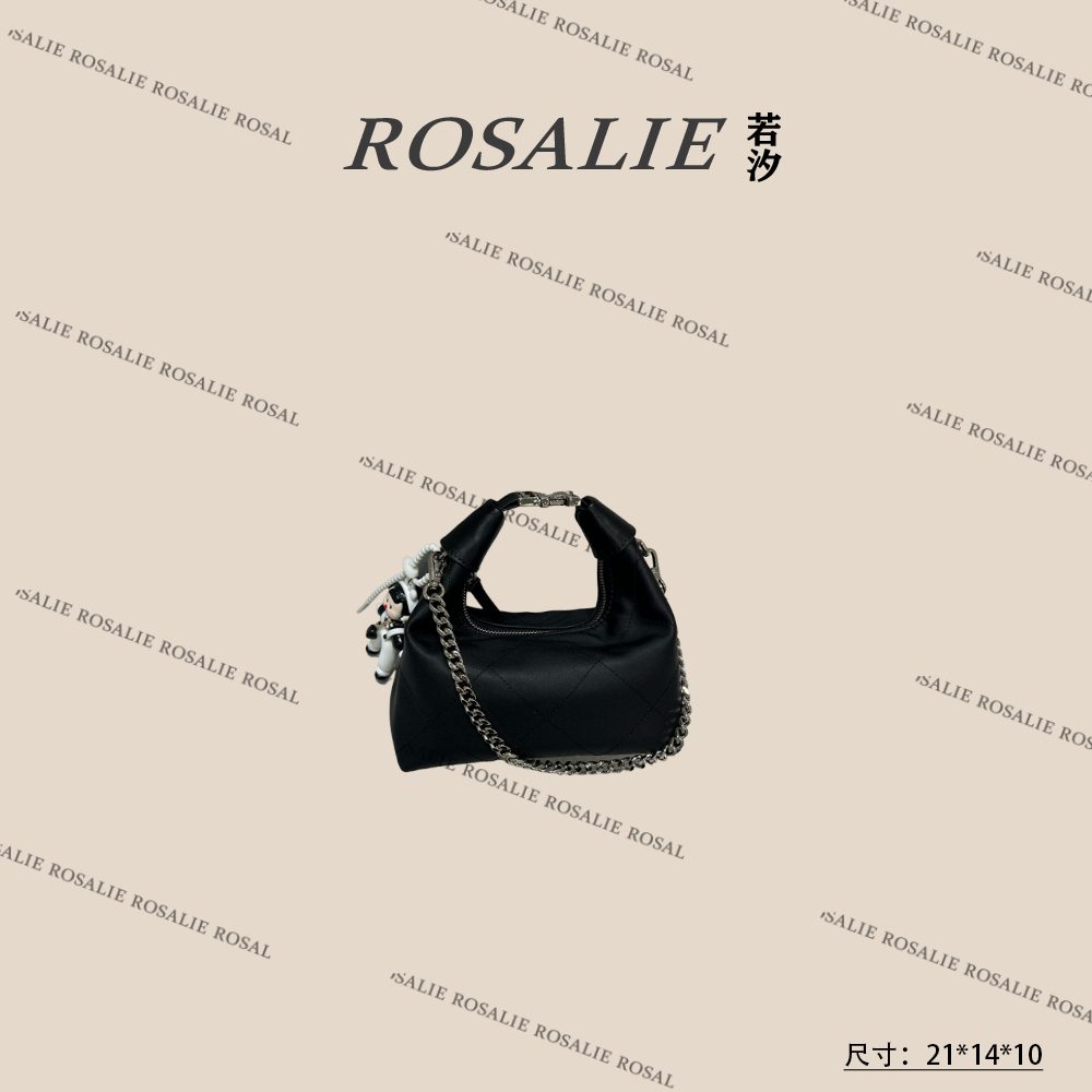【若汐Rosalie】ZT-D7169-科技黑轻奢小众时尚气质百搭女士包包